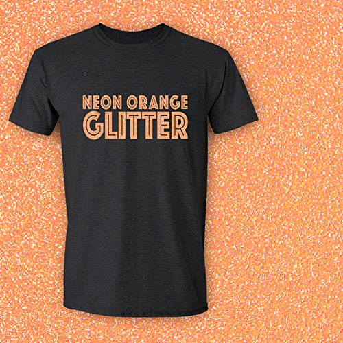 Glitter Neon Orange