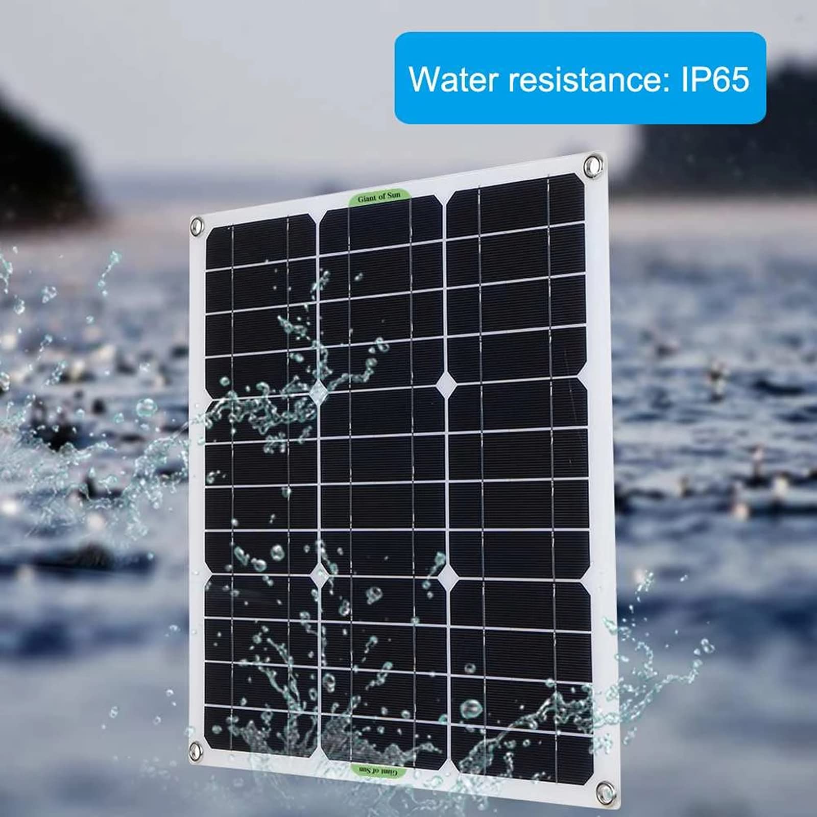12V 100W Flexible Solar Panel Kit with Controller - Portable Solar Charger for Camping, RV, Boat, Home & Garden - Power Bank System for Phones, Batteries & 100Ah Devices - Ideal for Off-Grid & Emergency Use