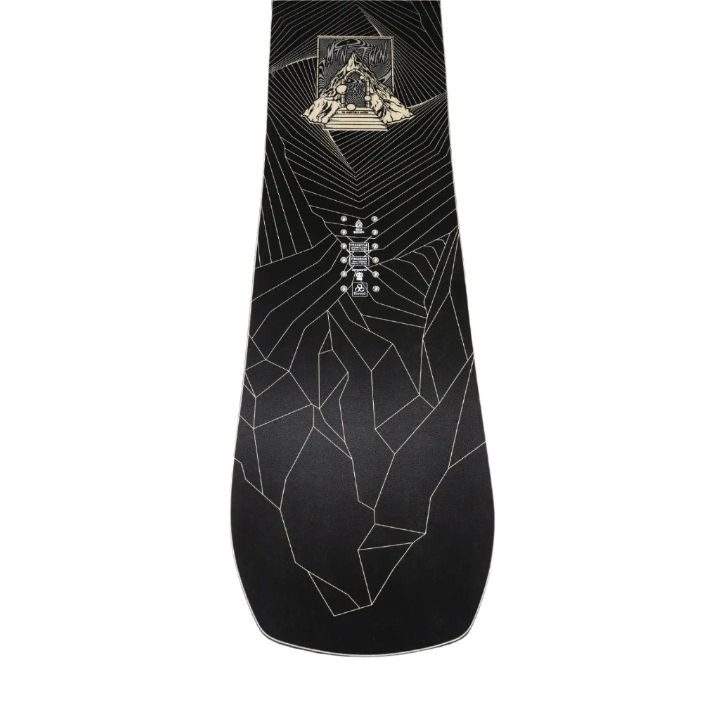 Jones Mountain Twin Pro Snowboard 2025 - All-Mountain Freestyle Snowboard for Men & Women | Perfect for Powder, Park & Backcountry Riding