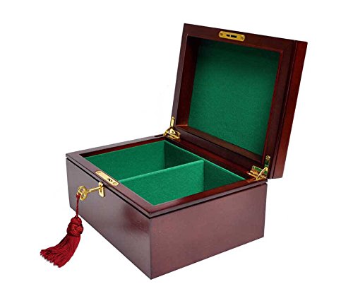 Premium Wooden Chess Box Set by The House of Staunton - Luxury Storage for Chess Pieces & Board - Perfect for Home, Office, or Tournament Play