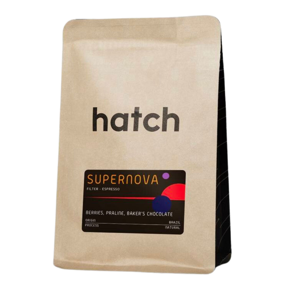 Hatch Supernova Blend Whole Bean Coffee - Premium 300g Dark Roast for Espresso & Drip Brew - Perfect for Home Baristas & Coffee Lovers