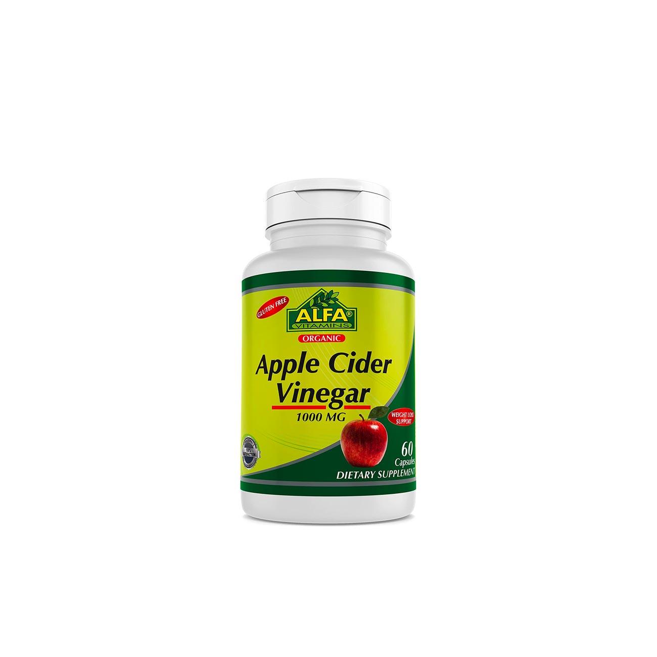 Organic Apple Cider Vinegar Capsules 1000mg with The Mother - Immune Support & Digestion Aid - Vegan, Non-GMO, Gluten-Free - Perfect for Daily Wellness & Detox Routine