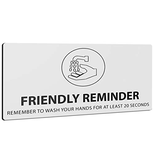 White Plastic with Black Engraving