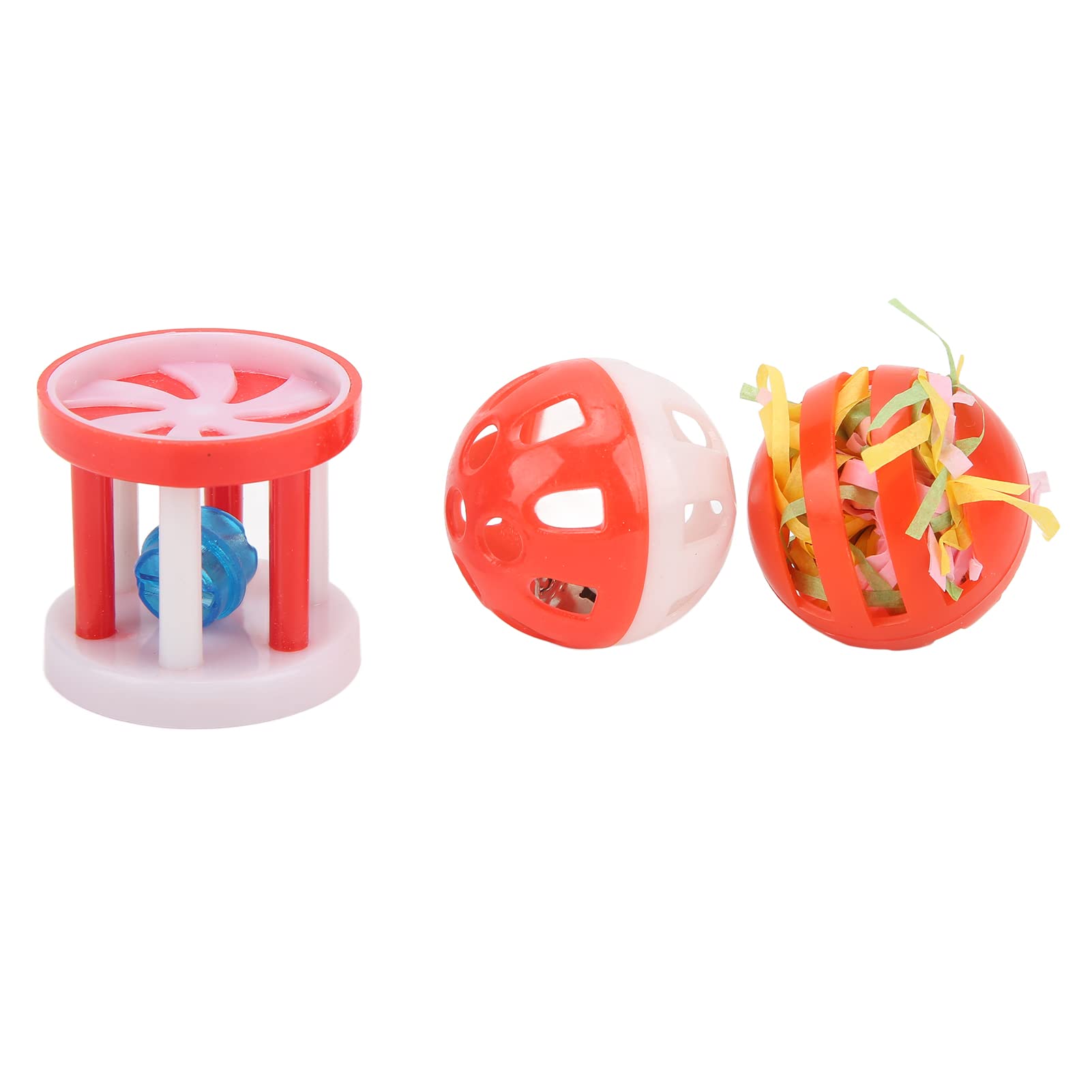 Colorful Foraging Ball Toy for Parrots - Anxiety Relief & Mental Stimulation for Birds