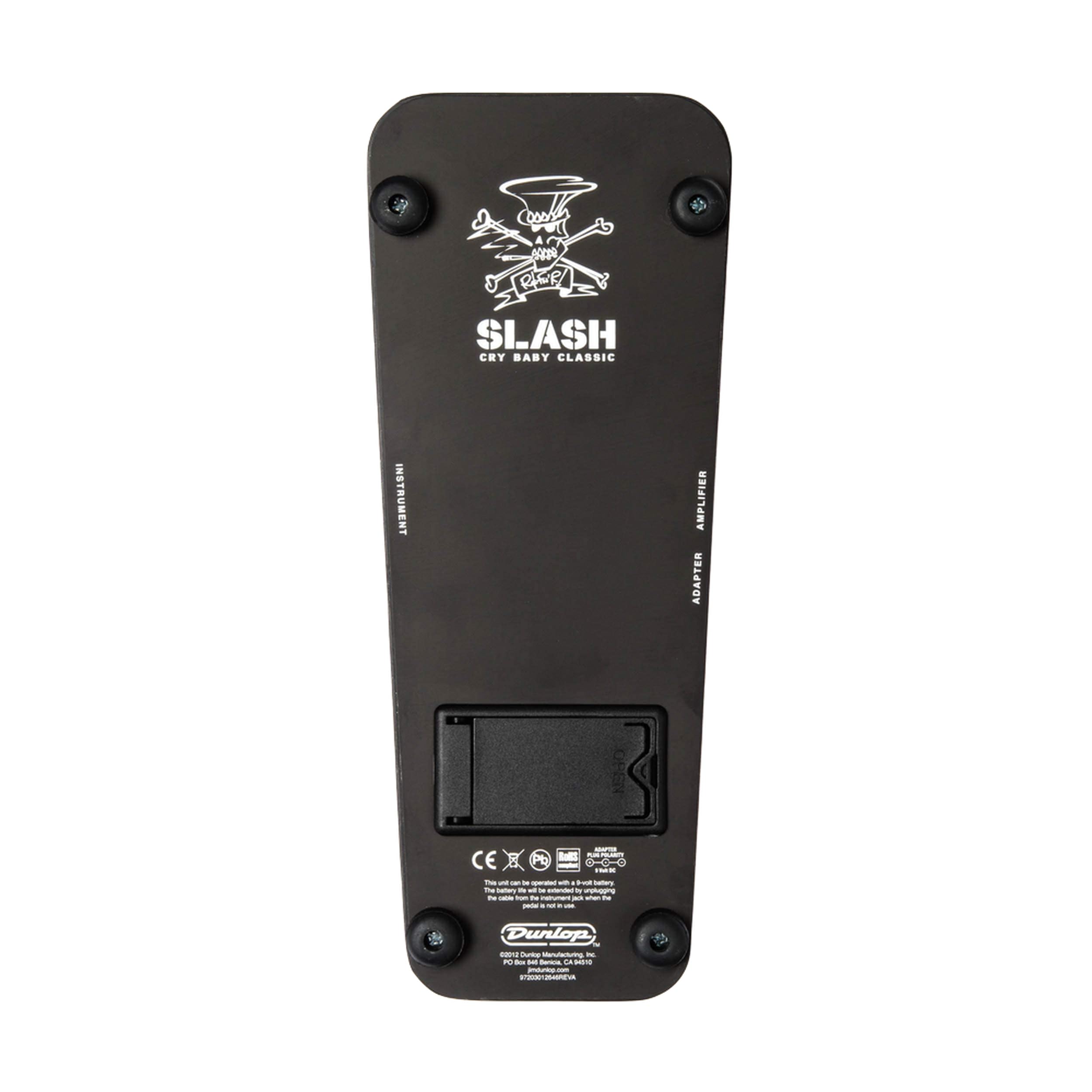 Cry Baby Slash Classic Wah Guitar Effects Pedal - Vintage Wah-Wah Pedal for Electric Guitar, Bass & Rock Music Performance (Stage & Studio Use)
