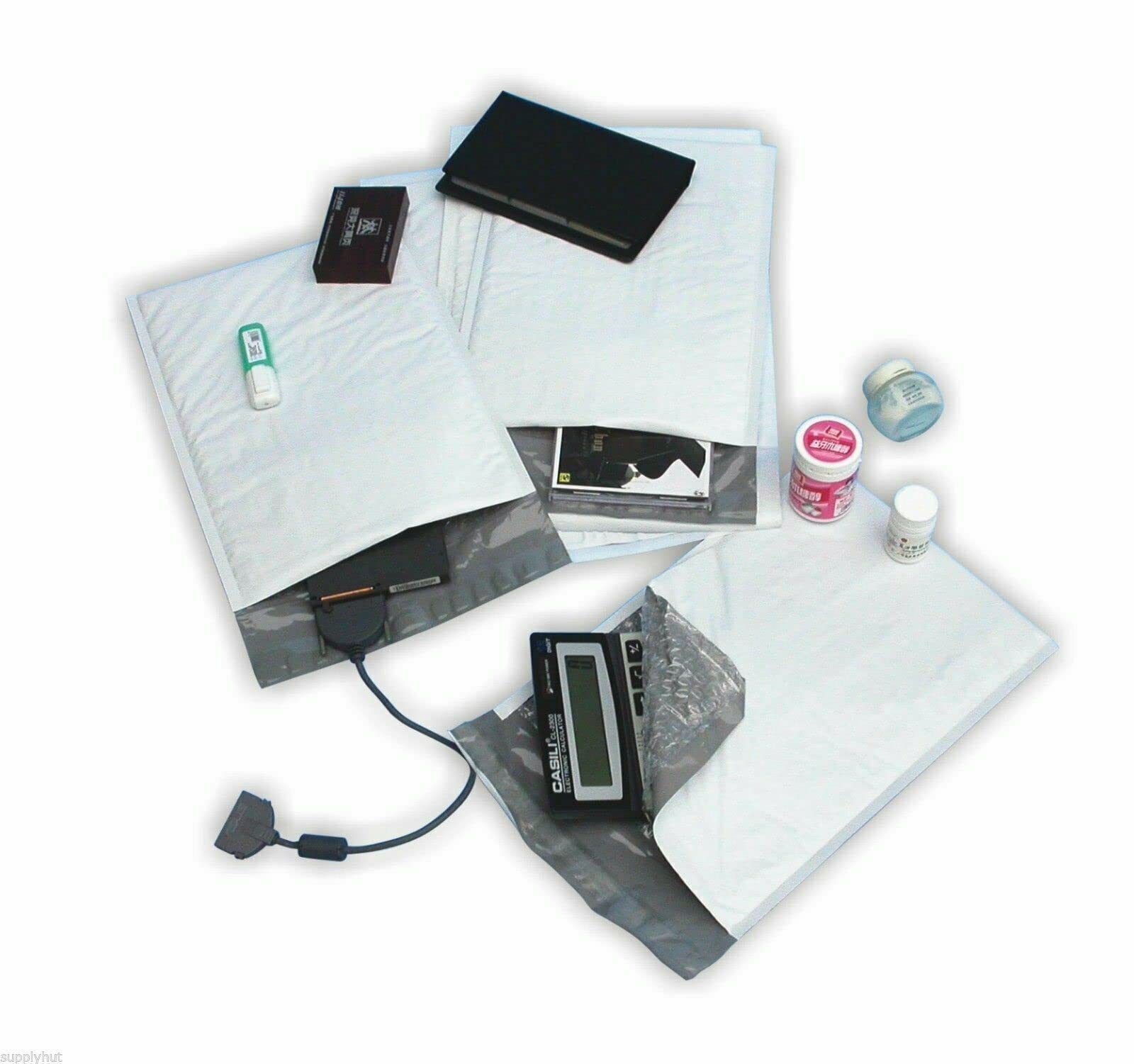 500#2 8.5x12 Inch Poly Bubble Padded Envelopes - Heavy Duty Shipping Mailers for Ecommerce, Packing & Mailing - 8.5