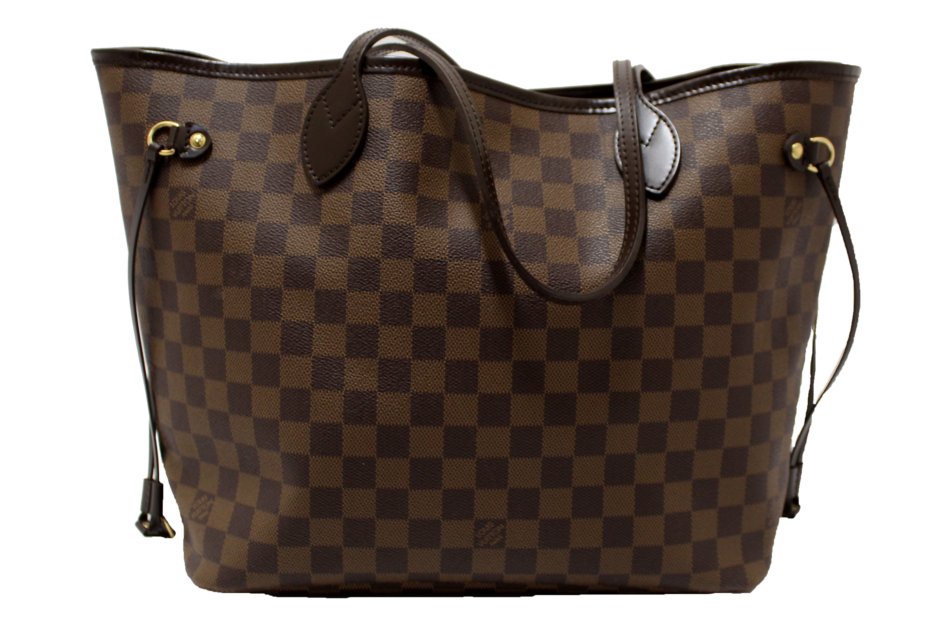 Authentic Louis Vuitton Damier Ebene Neverfull MM Tote Shoulder Bag - Luxury Handbag for Women, Perfect for Work, Travel & Shopping