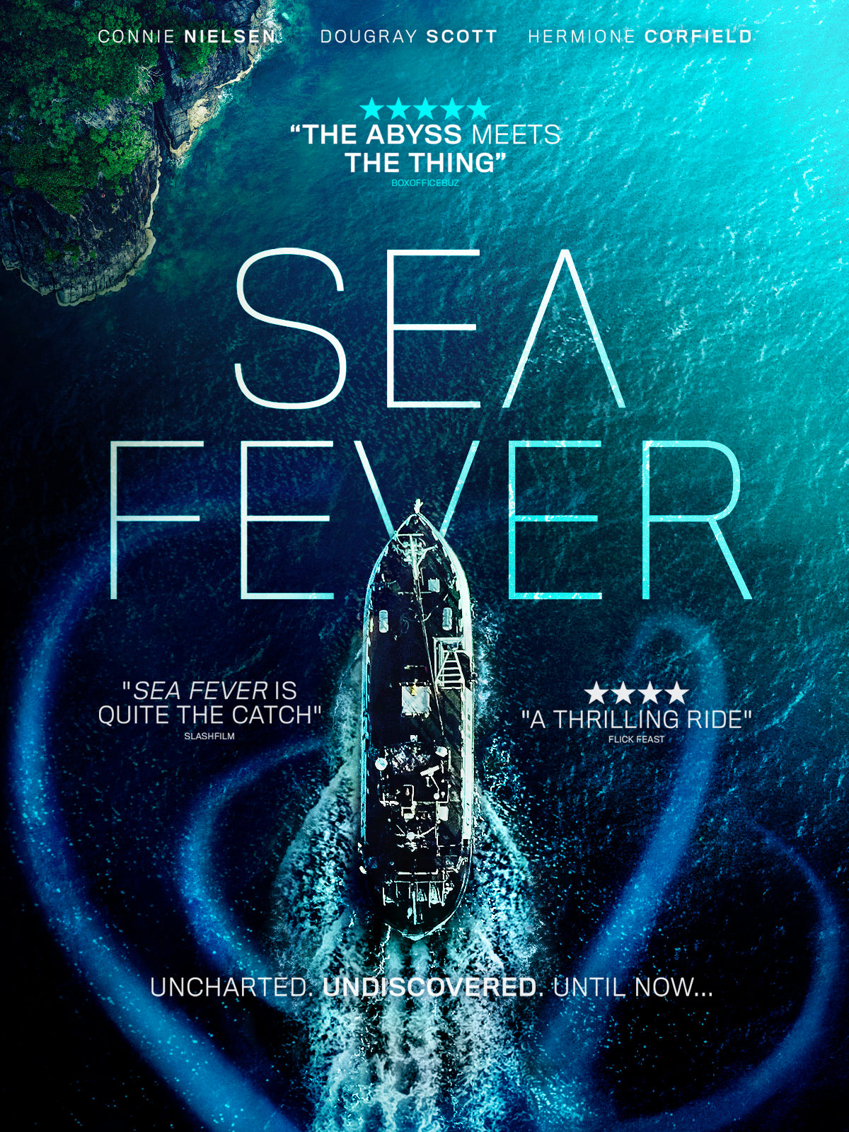 Sea Fever Blu-ray Movie | Thriller Horror Film | Perfect for Movie Nights & Home Theater Collections