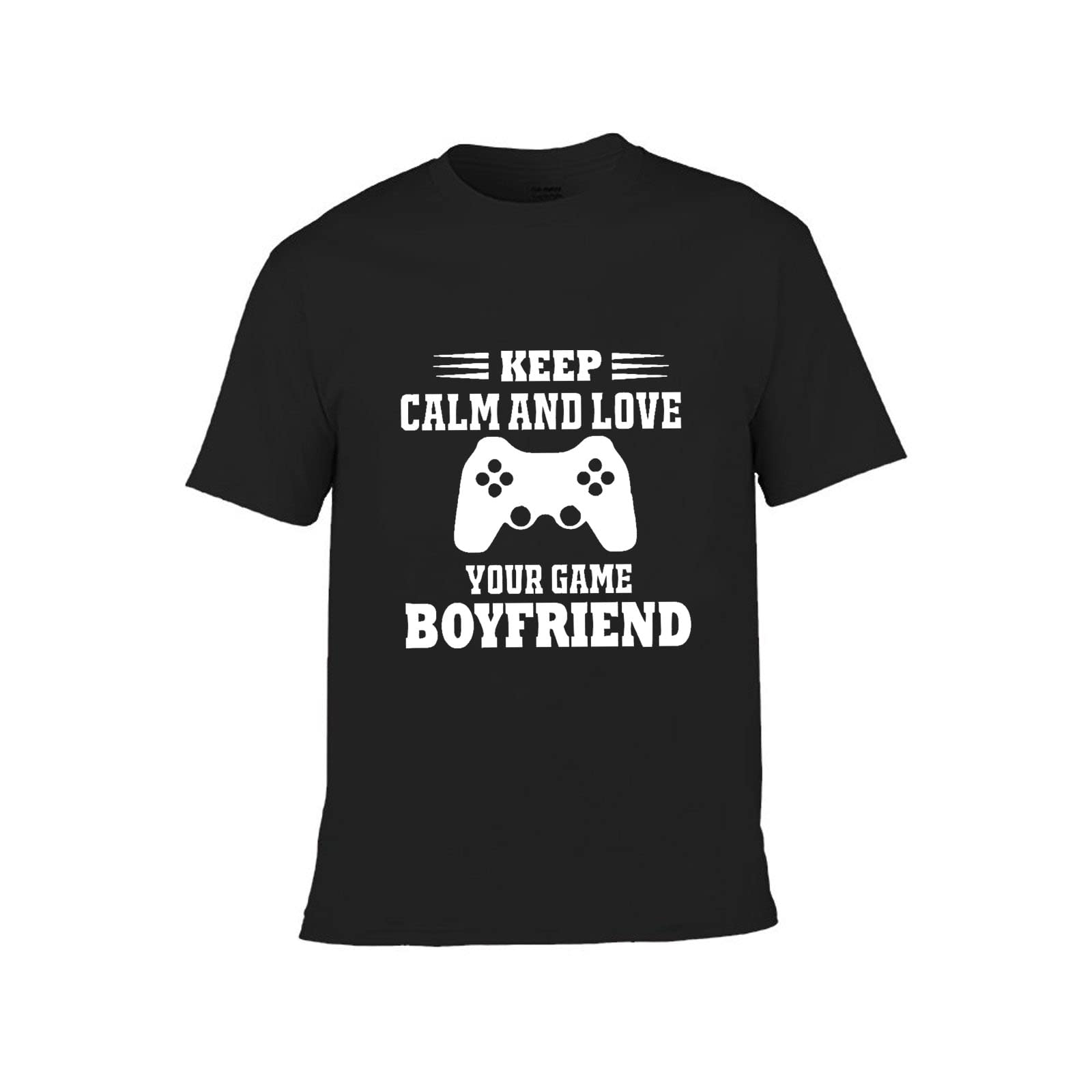 Boys Gaming T-Shirt - Keep Calm and Love Gamer Printed Short Sleeve Cotton Tee for Kids | Perfect for Gaming Parties, eSports Events & Casual Wear