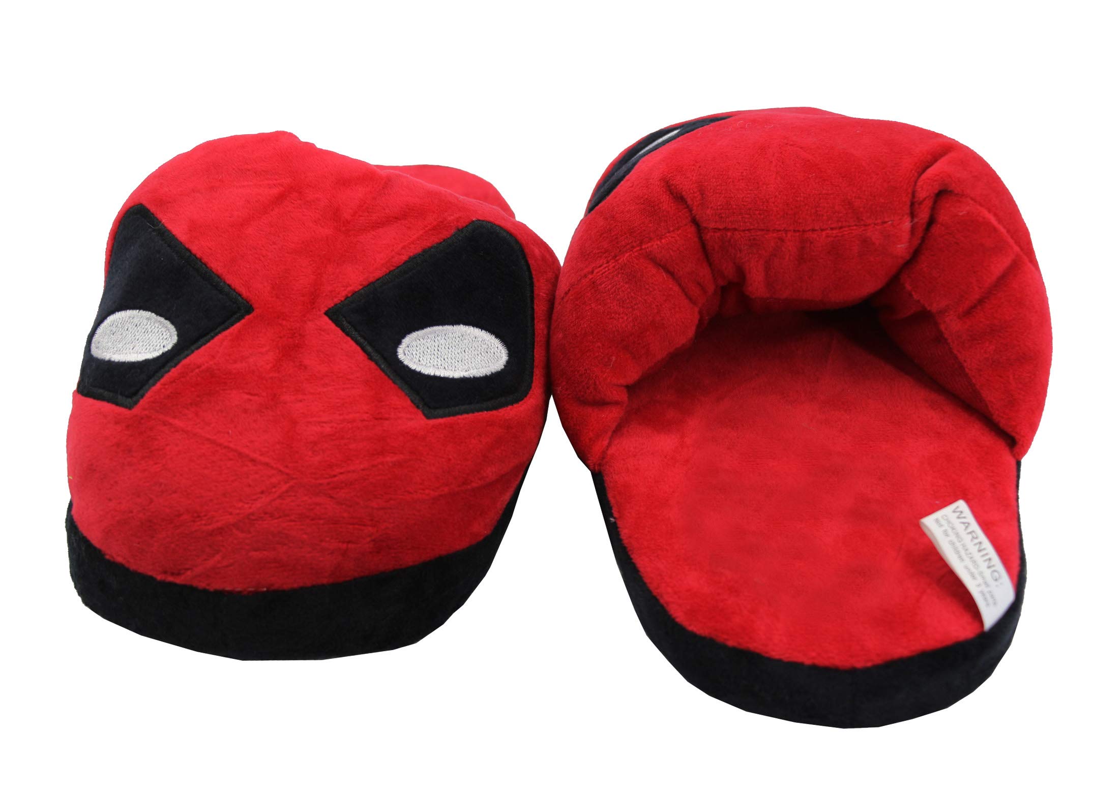 Super Hero Slippers for Boys - Soft Plush House Slippers with Non-Slip Sole - Perfect for Indoor Play, Cosplay & Gift Giving