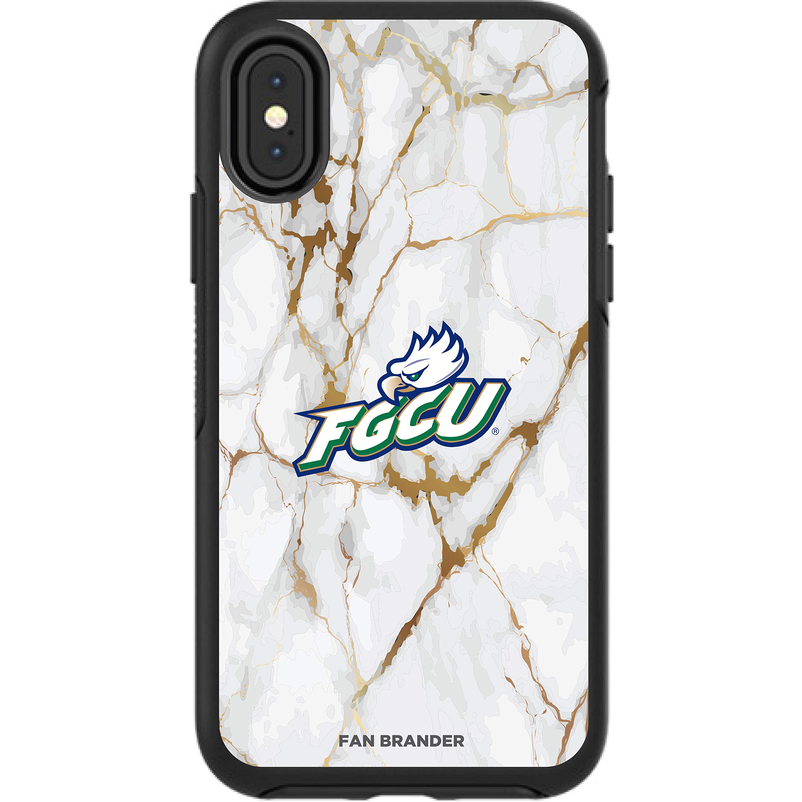 NCAA OtterBox Symmetry iPhone Case - White Marble Design for Apple iPhone | Durable Protection for Daily Use
