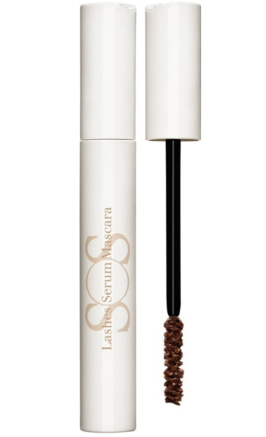 Clarins SOS Lashes Volumizing Mascara - Lengthen & Thicken for Dramatic Eye Look | Perfect for Day to Night Makeup & Special Occasions