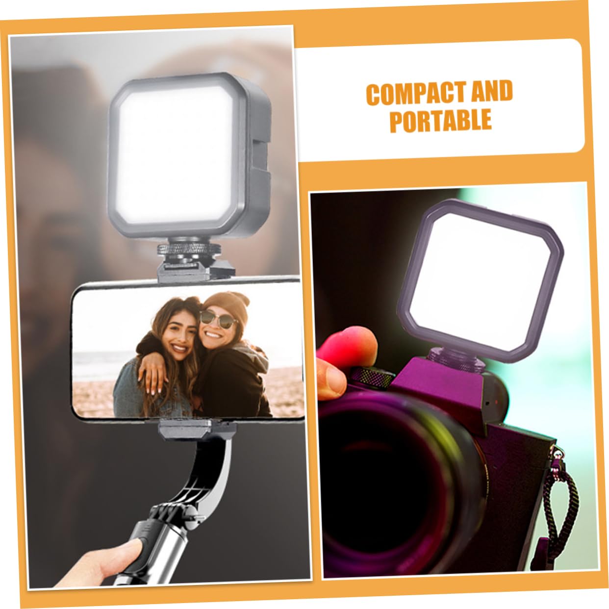 Hemobllo 3-Pack LED Selfie Ring Light for Phone, Camera & Makeup - Portable Photography Lighting for Camping, Videos & Content Creation