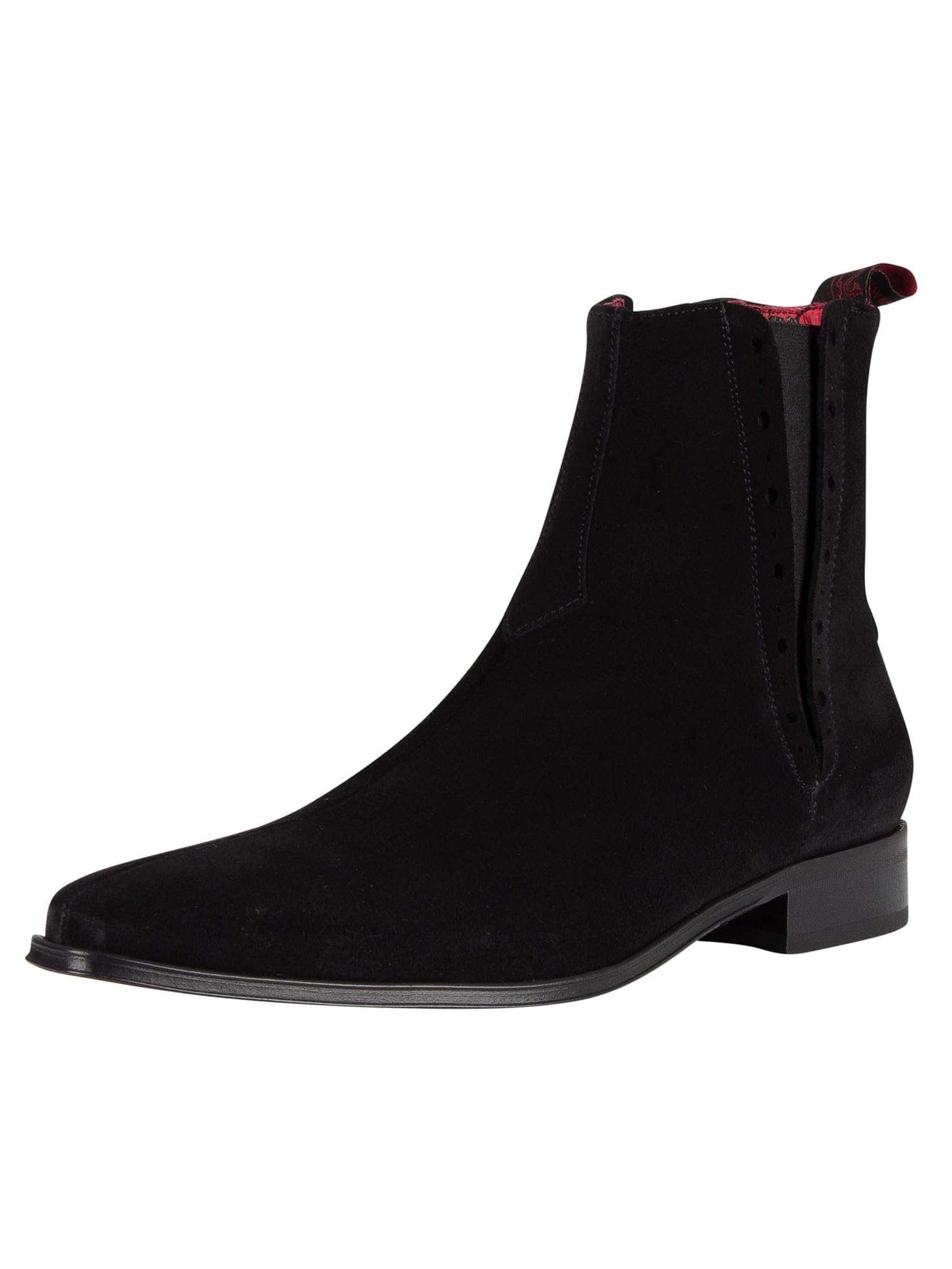 Premium Men's Suede Boots - Black Leather Ankle Boots for Winter & Casual Wear | Comfortable & Stylish Footwear for Outdoor Activities & Daily Use