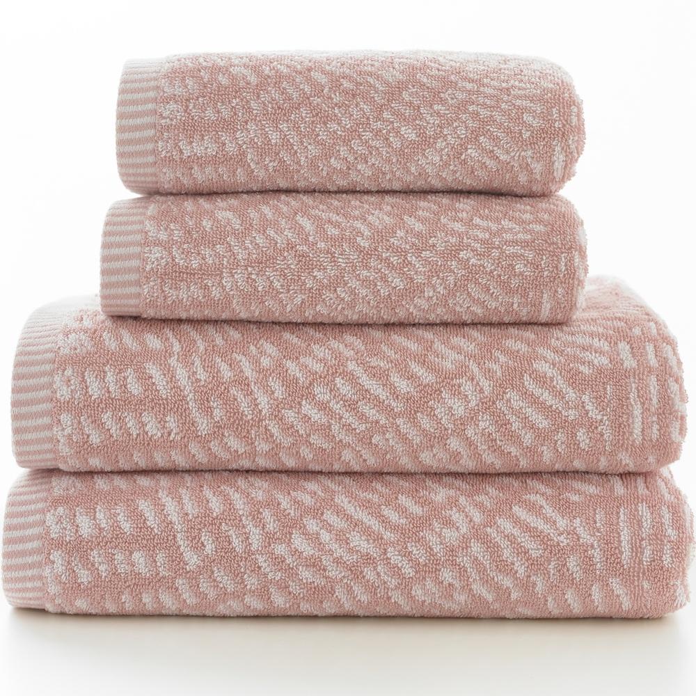 Luxury Cannes Decorative Cotton Towel - Soft & Absorbent Pink Bath Towel for Spa, Hotel, and Home Decor - Perfect for Bathroom, Guest Room, and Gift Giving