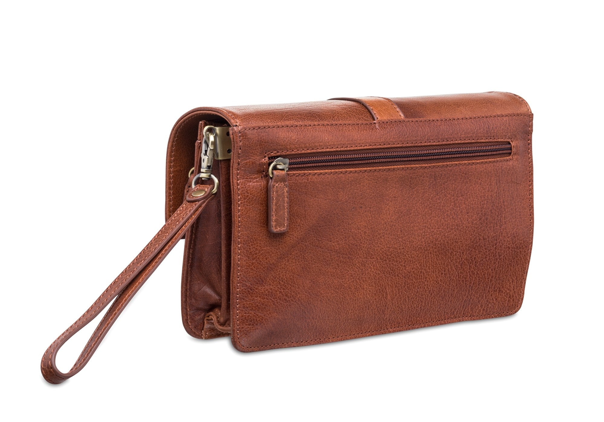Mancini ARIZONA Unisex Crossbody Bag with Front Organizer Pocket - Stylish & Functional for Travel, Work & Everyday Use