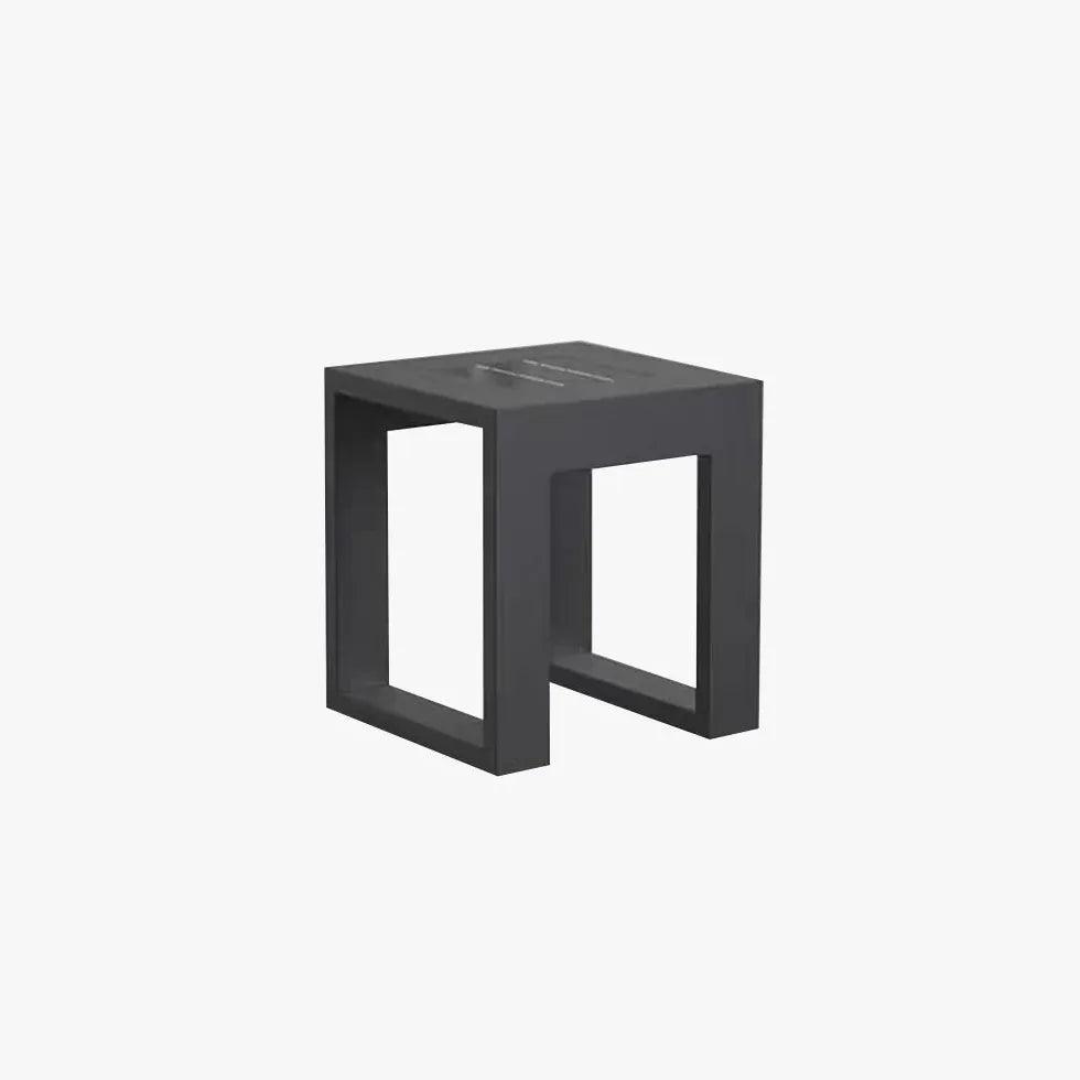Square Black Outdoor Floor Lamp - Modern Patio Lighting for Garden, Deck, and Backyard Decor