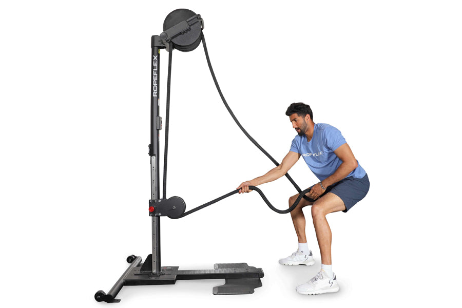 Ropeflex RX2500 Upright Rope Trainer - Premium Home Gym Equipment for Full-Body Workout | Perfect for Cardio, Strength Training & Fitness Enthusiasts | Summer Sale with Extra 6% Off