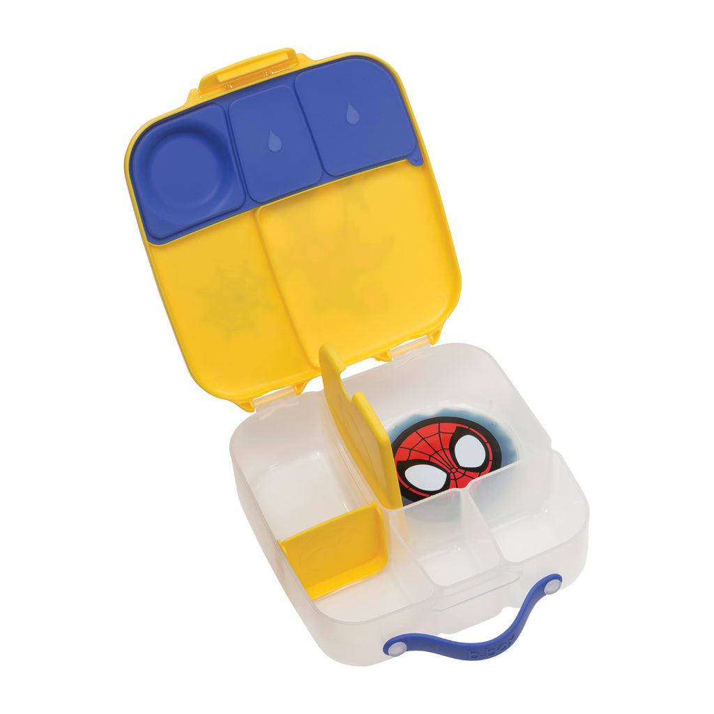 b.box Marvel Spiderman Insulated Lunch Box for Kids - Leak Proof & BPA Free - Perfect for School, Picnics & Travel