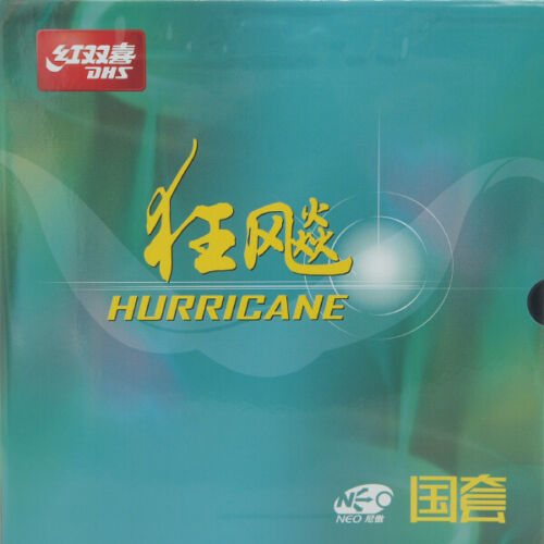 DHS Neo Hurricane 3 National Version Table Tennis Rubber - Orange Sponge for Professional Players | Perfect for Forehand & Backhand Attacks in Competitive Matches