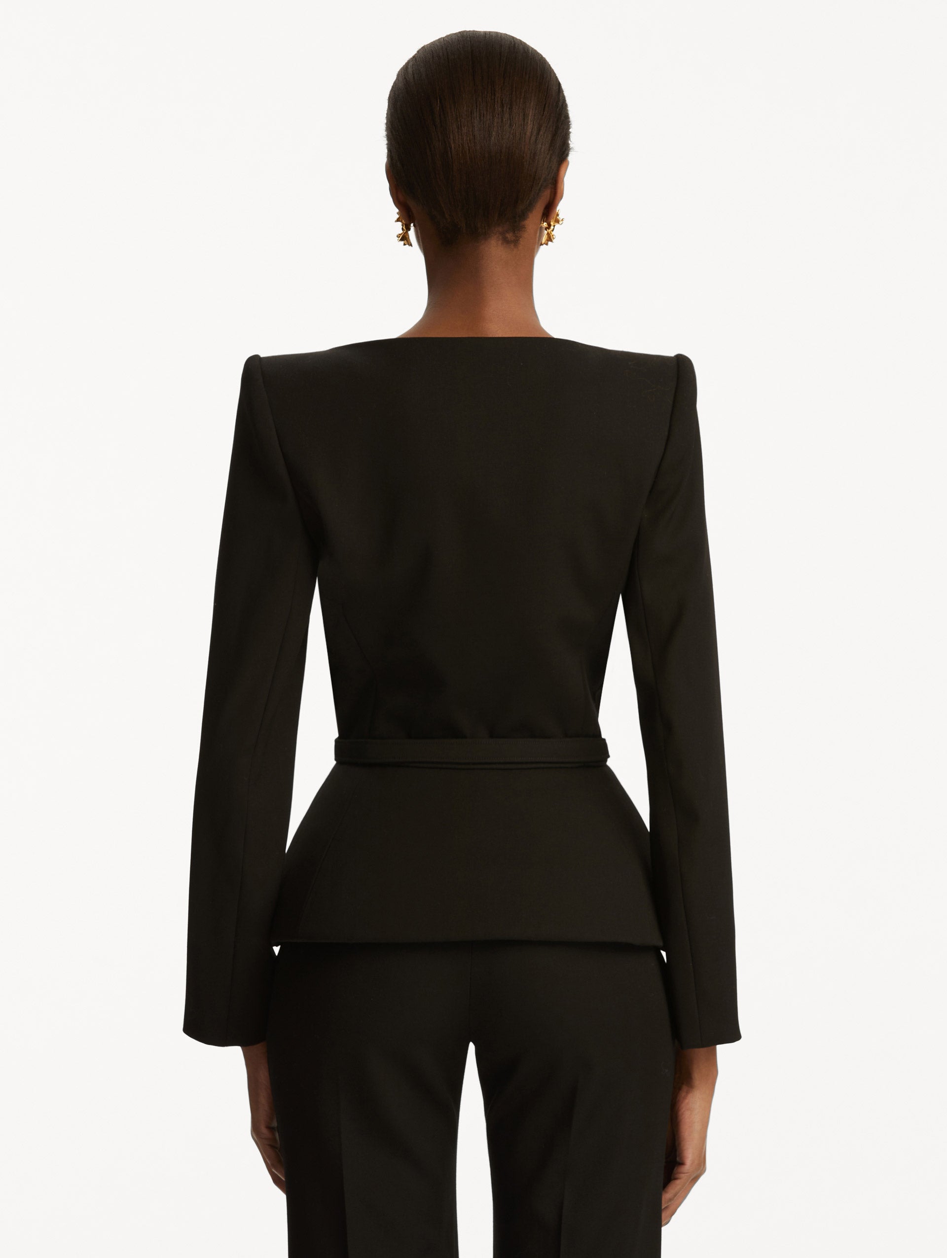 Stylish Knotted Belt Jacket for Women - Trendy Outerwear with Adjustable Waist Tie - Perfect for Fall Layering, Office Wear & Date Nights