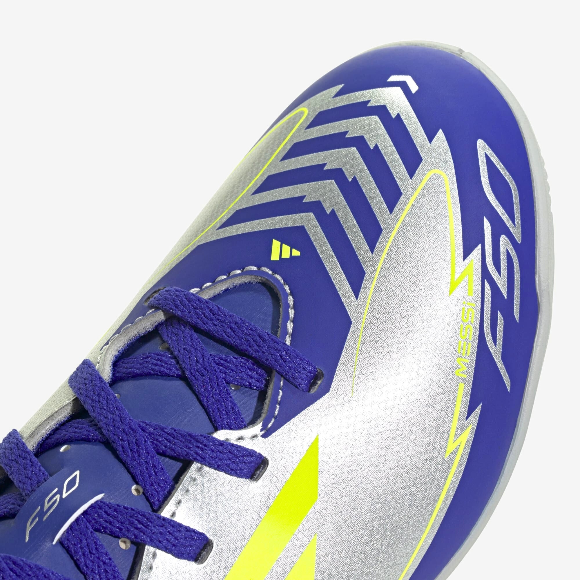 Adidas Jr. F50 Club Messi Soccer Cleats - Youth Football Shoes for Boys - Lightweight & Durable for Training & Matches