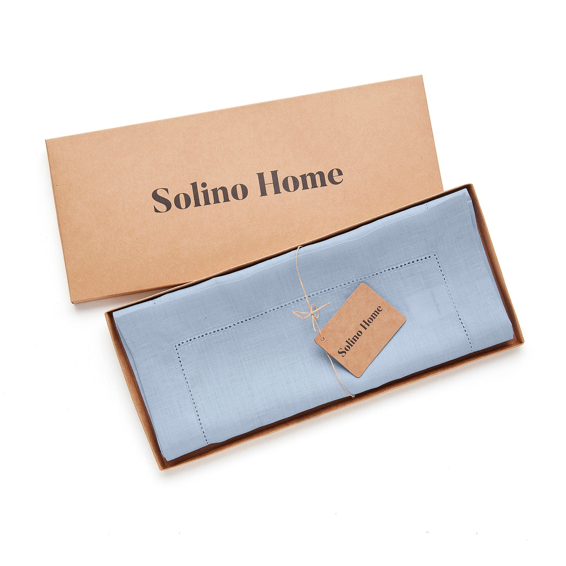 Elegant Classic Hemstitch Table Runner - Premium Linen Dining Decor for Weddings, Parties & Home Styling