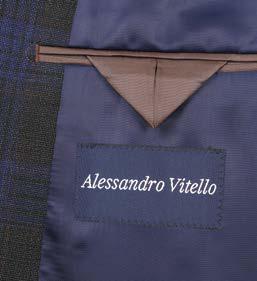 Alessandro Vitello Slim Fit Sport Coat 565 12 - Lightweight Stretch Blazer for Men - Perfect for Business, Weddings & Formal Events