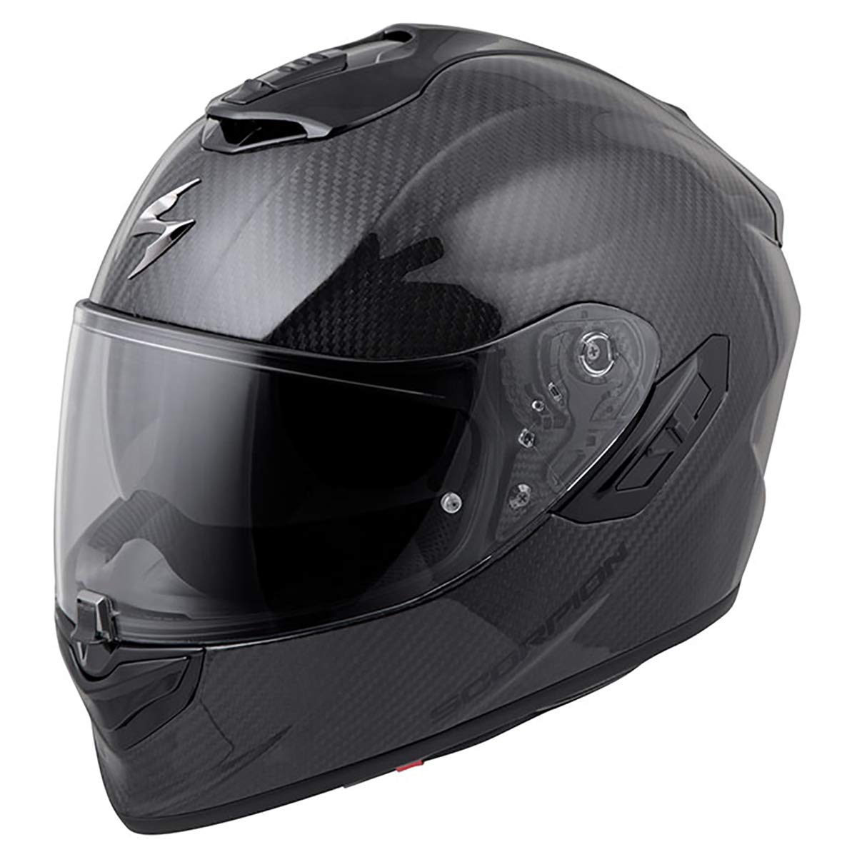 ScorpionEXO ST1400 Carbon Fiber Full Face Motorcycle Helmet - DOT & ECE Certified - Airfit System - Bluetooth Ready with Speaker Pockets - Lightweight Sport Touring Helmet for Street Riding - Perfect for Commuting, Long Distance Travel & Adventure Motorcycling