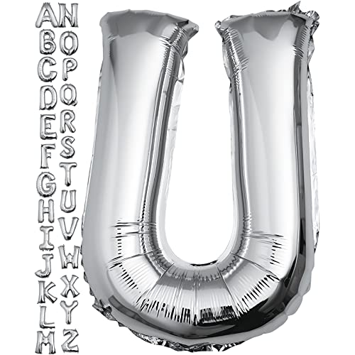 Silver Letter U