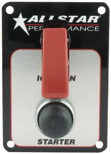 Allstar ALL80141 Single Switch Panel with Flip Cover - Heavy Duty Electrical Panel for Marine, RV, and Automotive Use