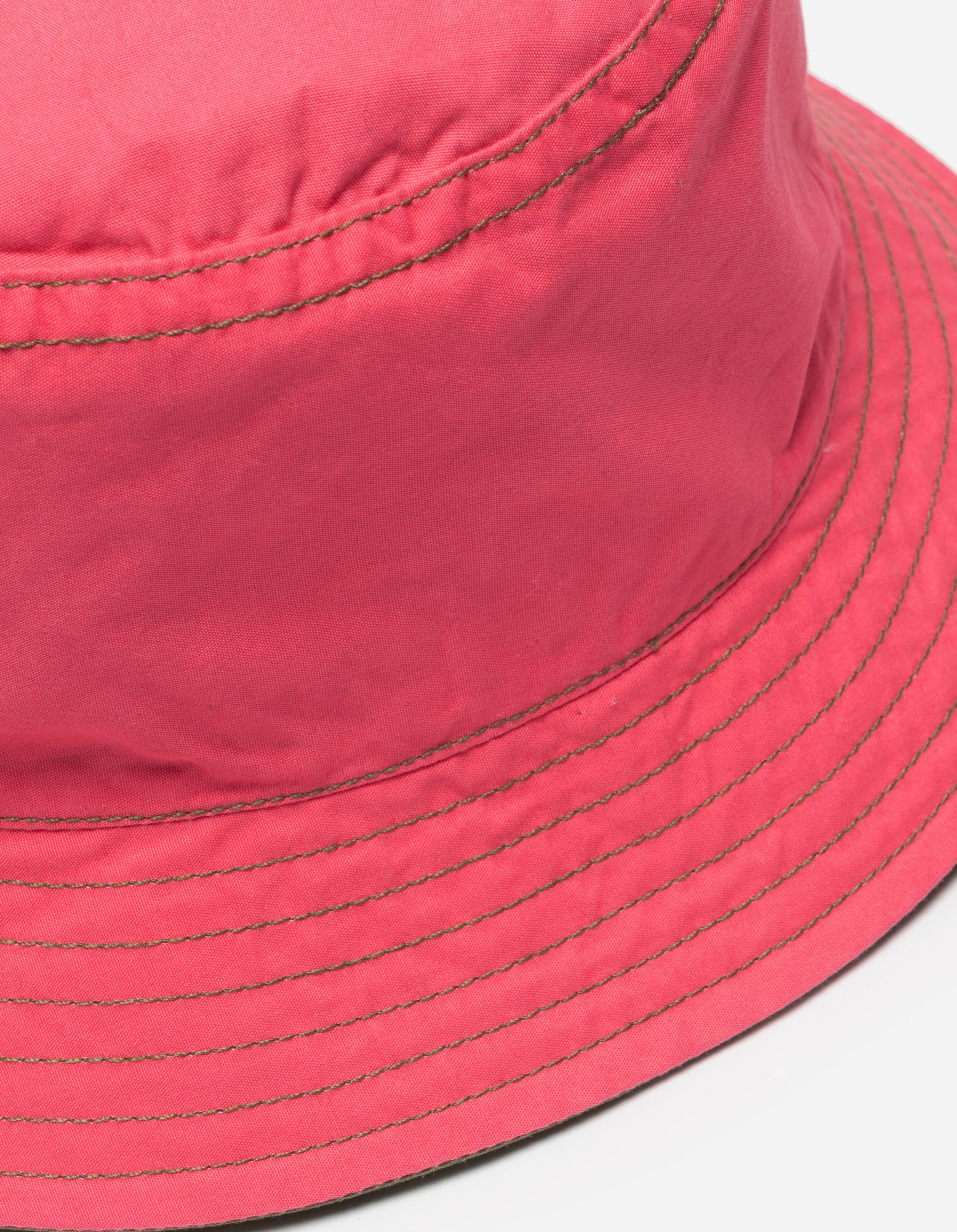 Reversible Crow & Heron Bucket Hat - Olive OG 107F/Pink - Unisex Sun Protection for Outdoor Activities, Fishing & Hiking