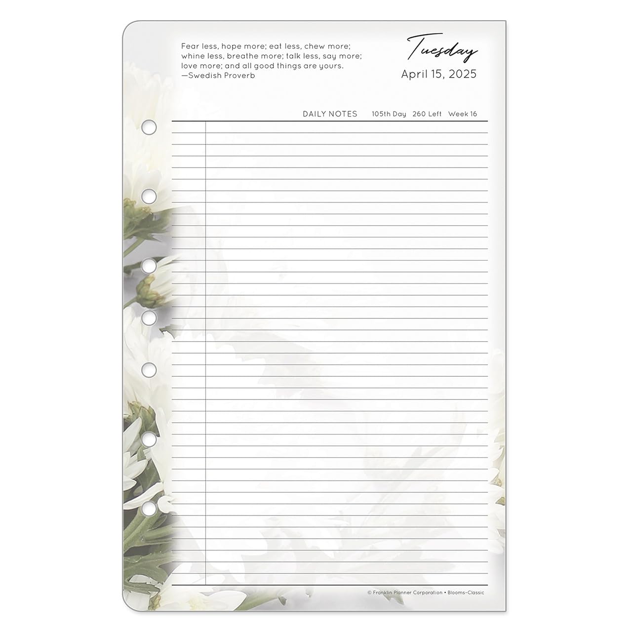 FranklinCovey 2 Page Per Day Planner 2025-2026 - Ring Bound Organizer with Monthly & Weekly Views, Classic Black Cover - Perfect for Business Professionals & Students (April 2025 - March 2026)