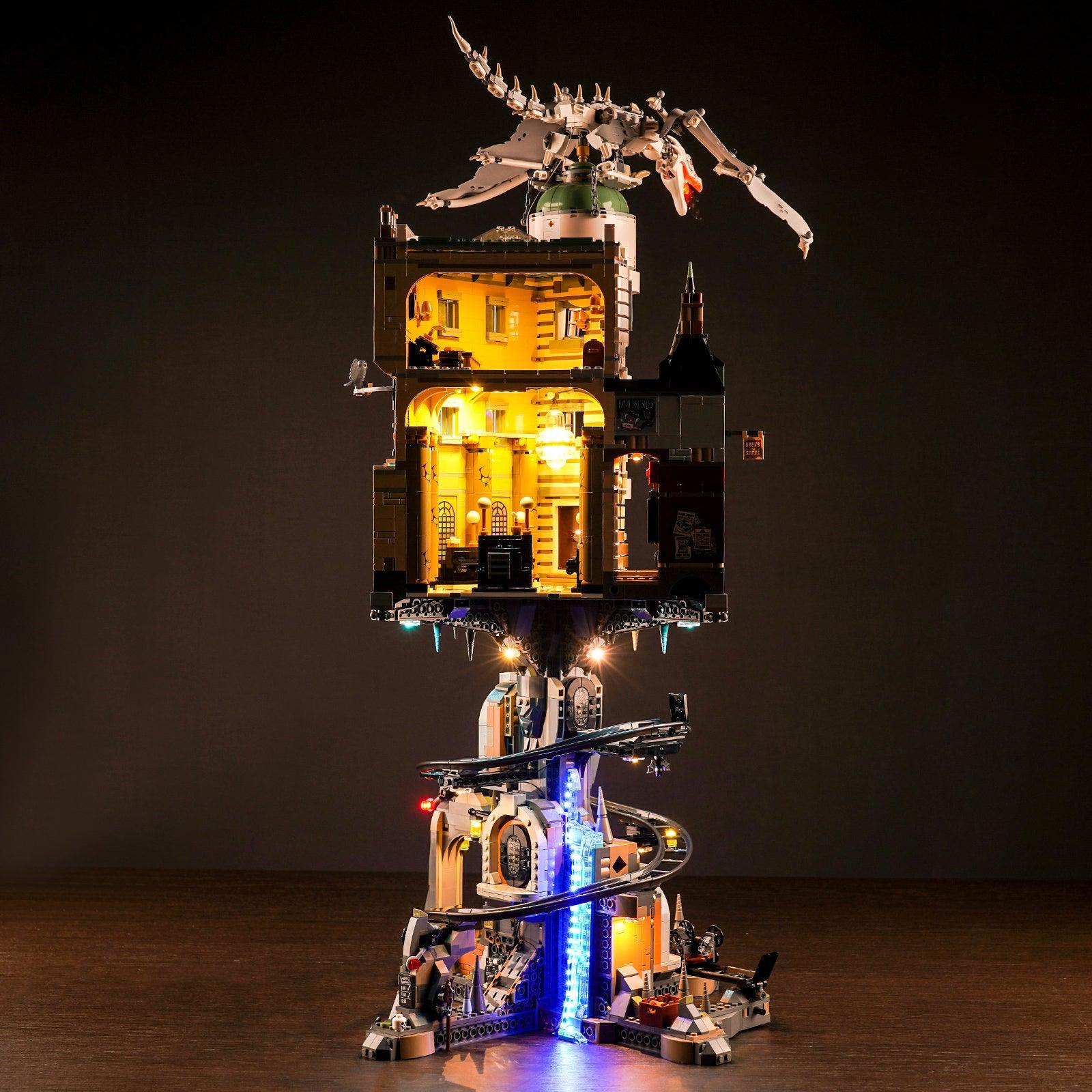 Harry Potter LEGO Gringotts Wizarding Bank Collector's Edition 76417 Building Kit with LED Lights - Complete Lighting Set for Display & Nighttime Play - Perfect for Harry Potter Fans & LEGO Collectors