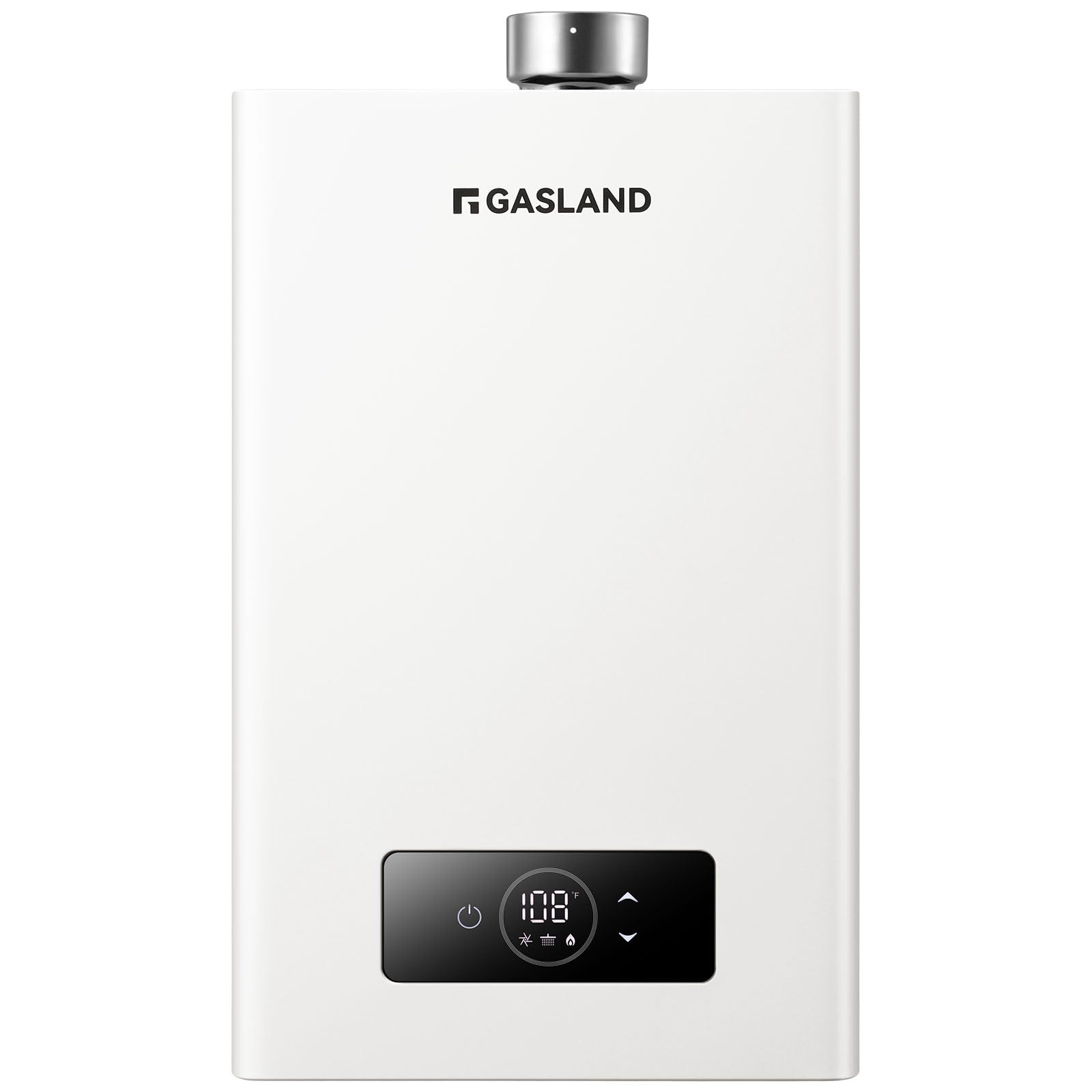GASLAND 2.64 GPM Indoor Propane Tankless Water Heater - 68,000 BTU On Demand Hot Water System for Homes, 120V Multiple Point Use (CS264LP) - Perfect for Showers, Kitchen & Laundry