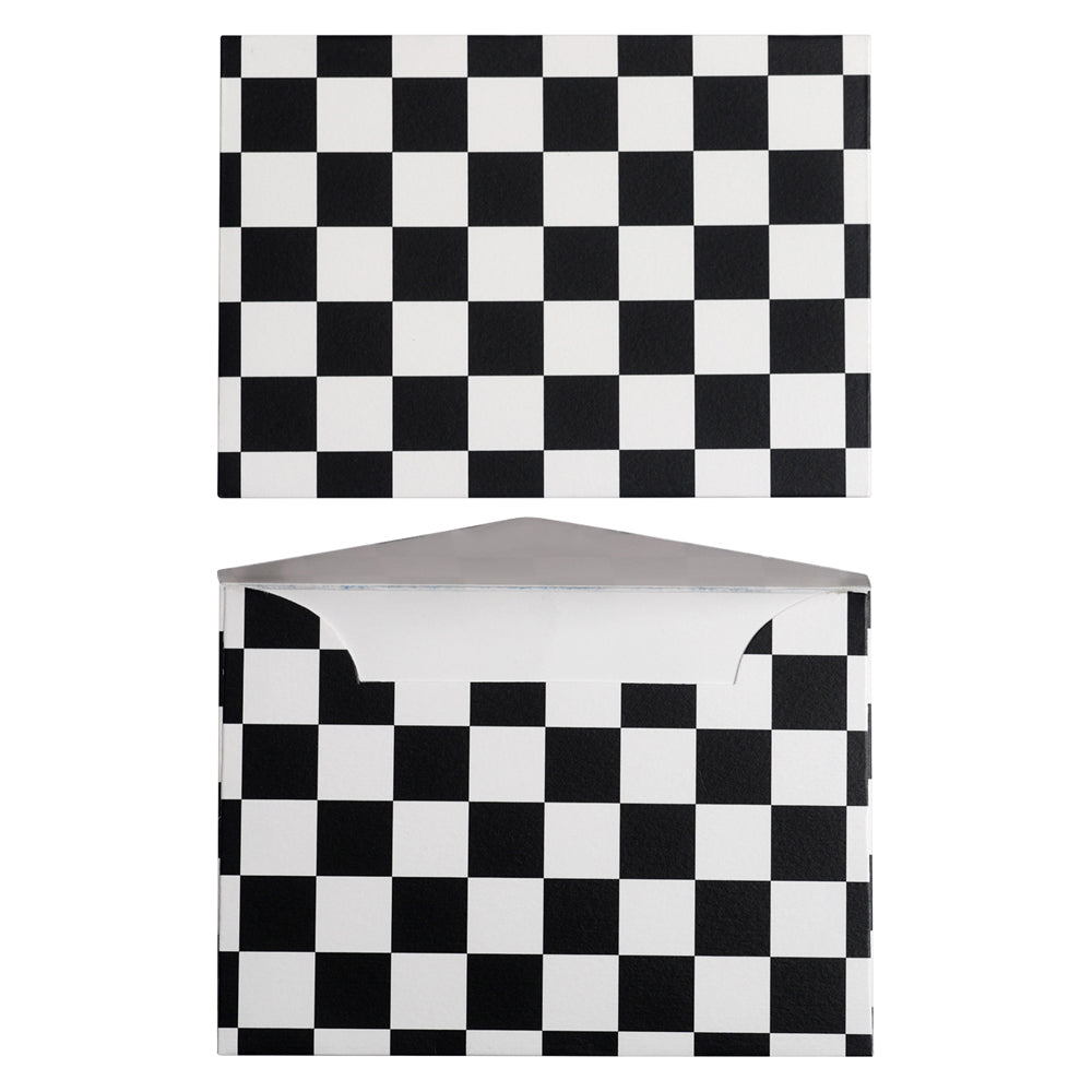 Vintage Black and White Race Car Kids Greeting Cards - Bulk Pack of 10 or 50 - Perfect for Birthday Parties, Thank You Notes & Classroom Rewards
