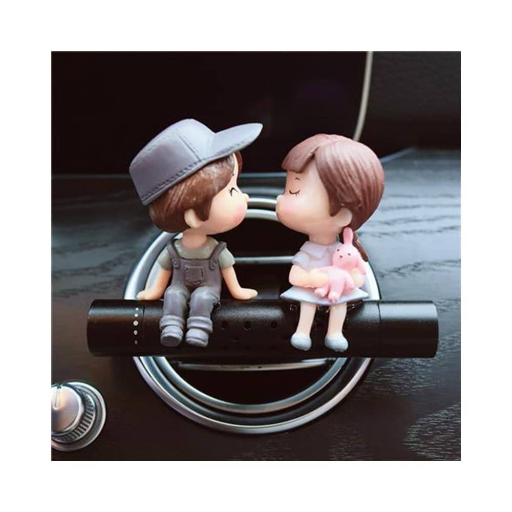 Creative Cute Car Air Freshener Clip - Aromatic Diffuser for Car Interior Decor & Air Vent Accessories (Color A) | Perfect for Freshening Your Vehicle, Office or Home