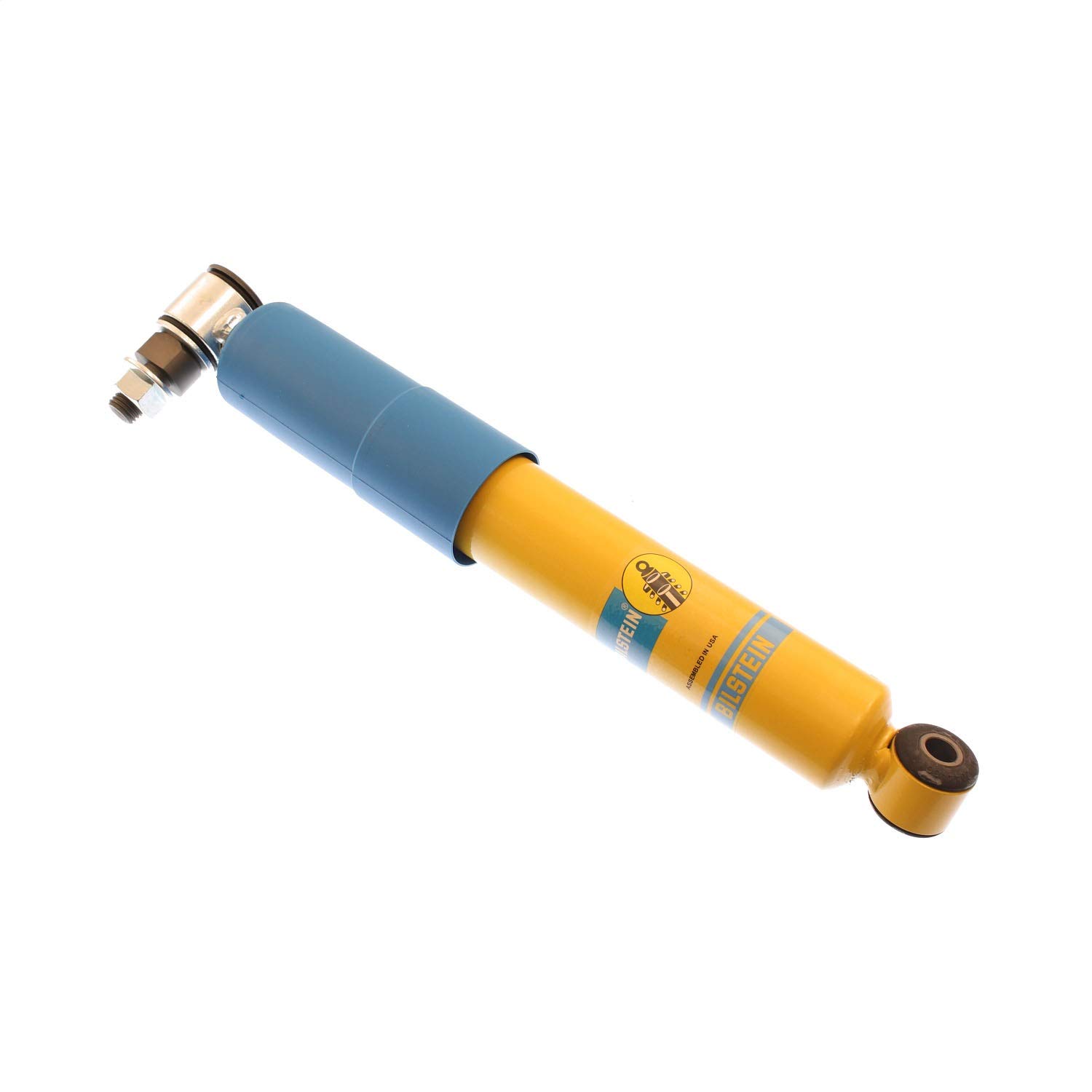Bilstein 24-011730 B6 Series Shock Absorber - Monotube Design, 46mm, Yellow & Black, Straight Boot - Compatible with GM P15/P20/P30 Trucks - Perfect for Off-Roading & Heavy-Duty Towing