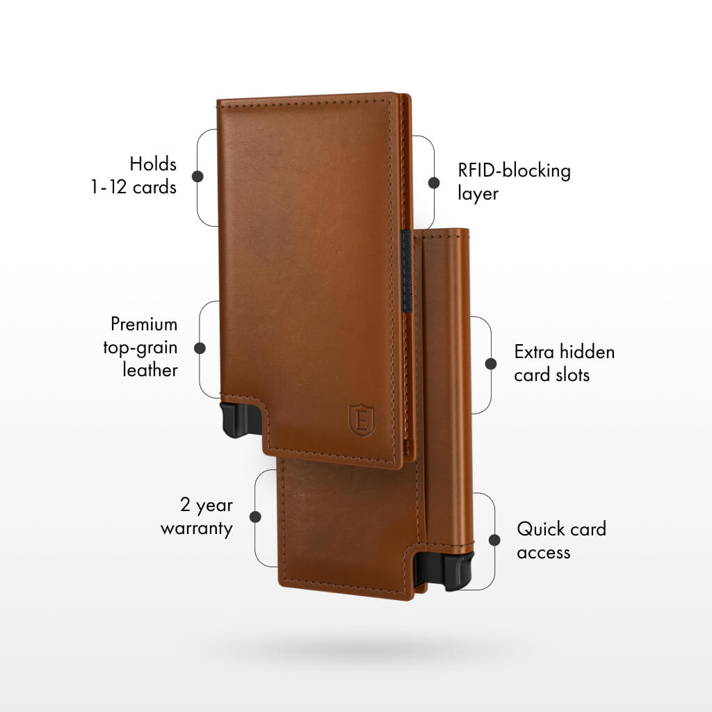 Ekster Smart Wallet for Men - RFID Blocking Slim Minimalist Front Pocket Wallet with Money Clip | Perfect for Travel, Business & Everyday Carry