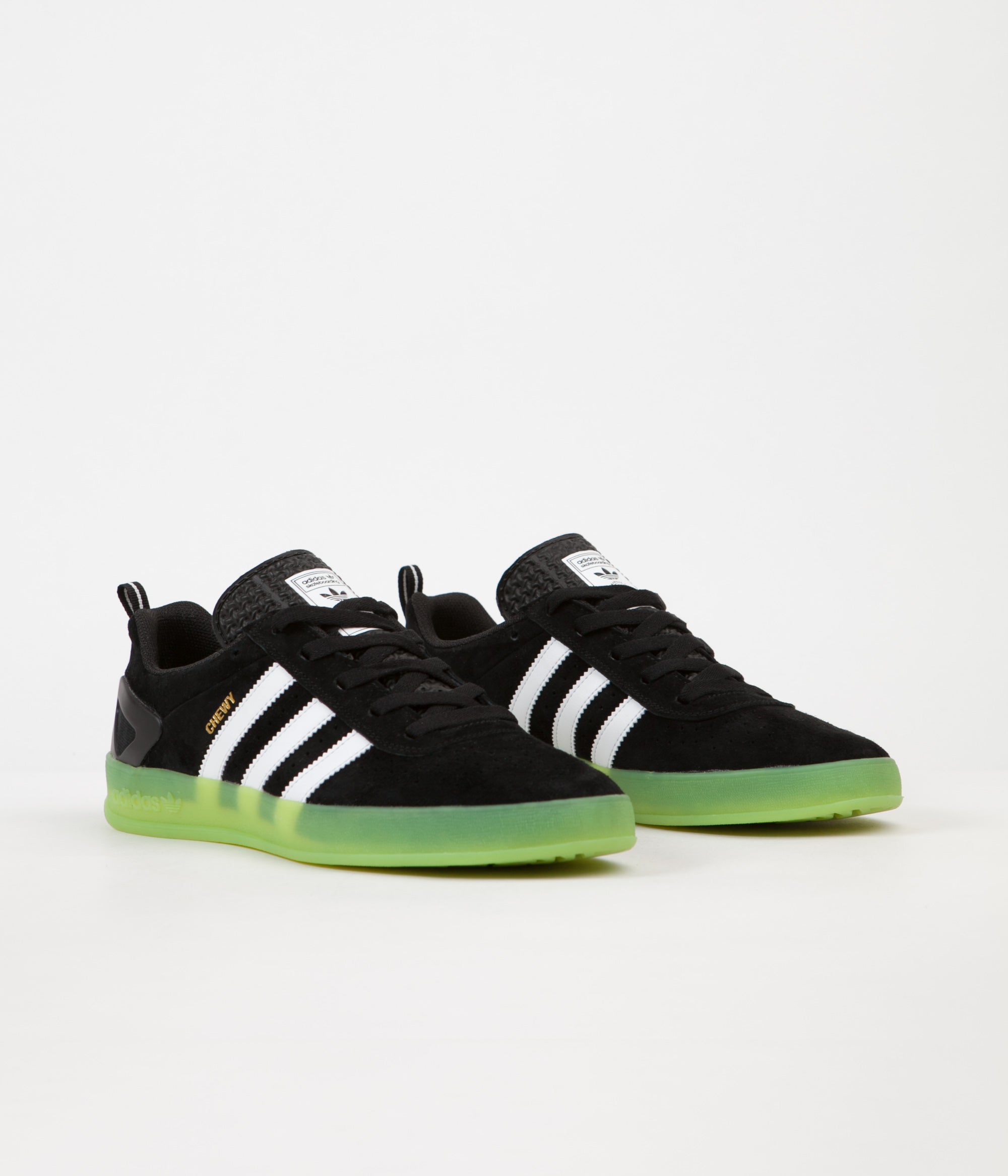 Adidas x Palace Pro 'Chewy' Sneakers - Black, White & Green Colorways - Stylish Streetwear Shoes for Skateboarding & Urban Fashion