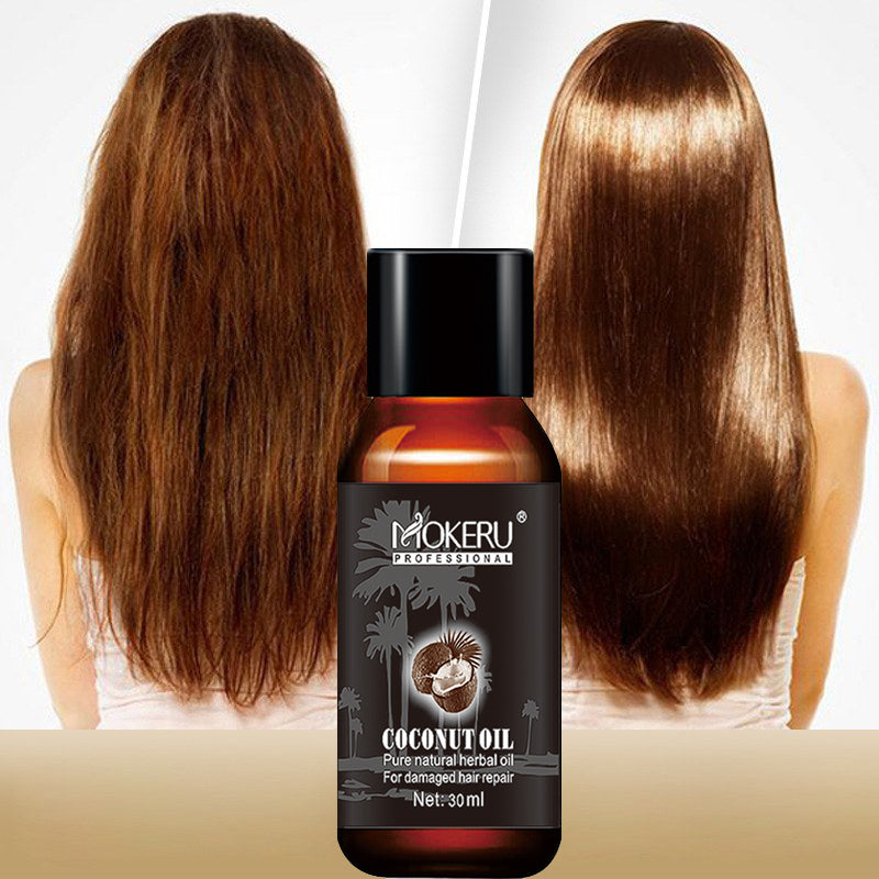 Organic Coconut Oil for Hair Repair - Frizz Control & Damage Treatment - Natural Hair Care for Dry, Damaged Hair - Perfect for Daily Use, Salon Treatments & DIY Hair Masks