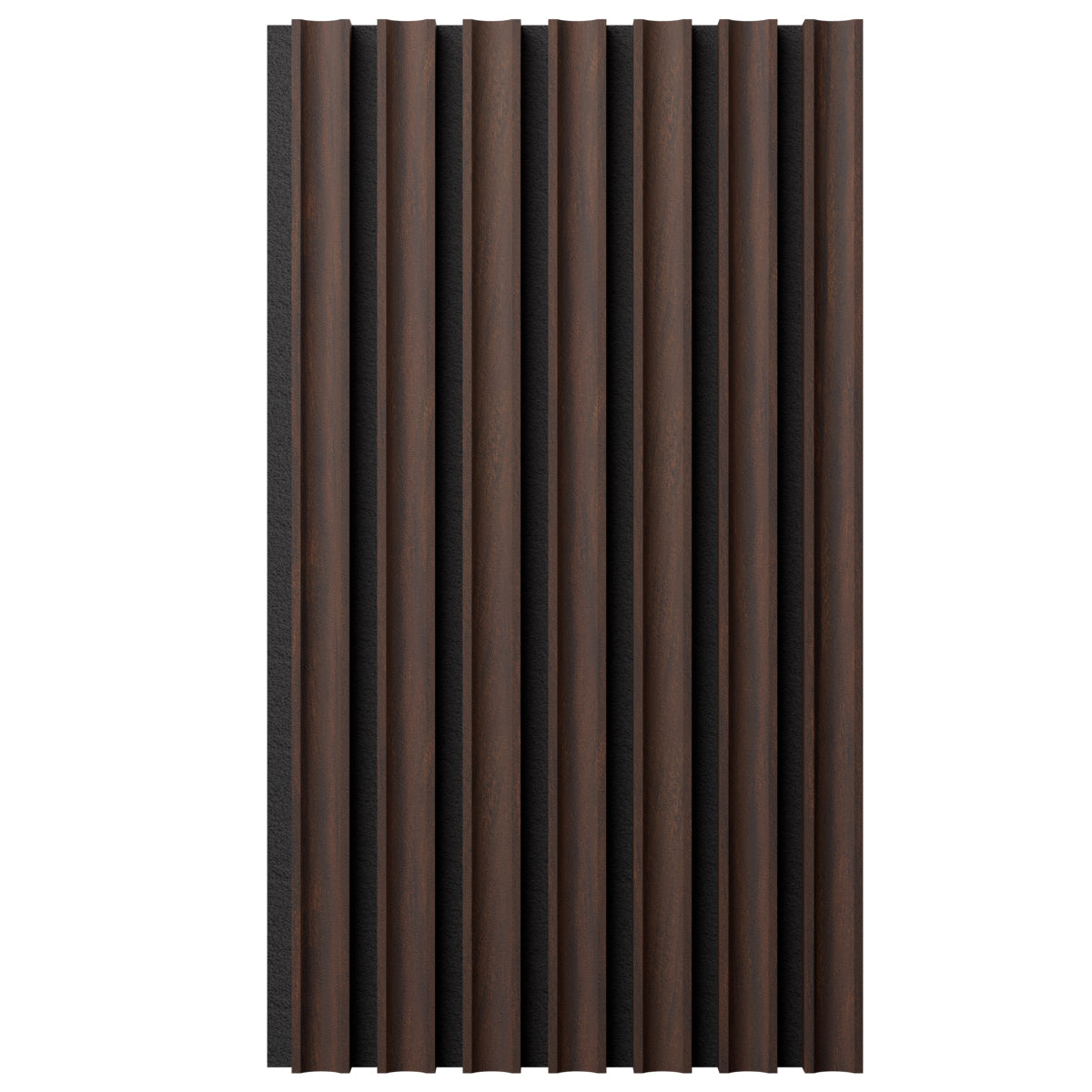 Acoustic Slat Wood Wall Panel - Concave Slats for Sound Absorption | Home Theater, Office & Studio Decor
