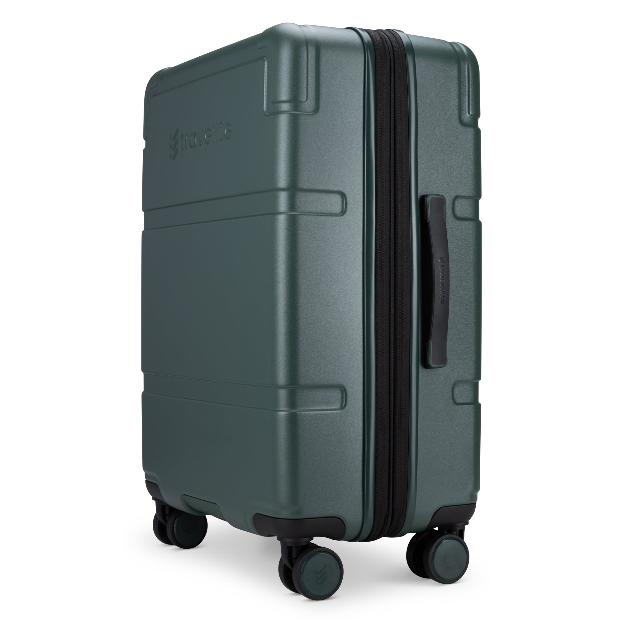 Travelite Itinerary Polycarbonate Expandable Spinner Medium Luggage - Lightweight Durable Suitcase for Business Travel & Vacations