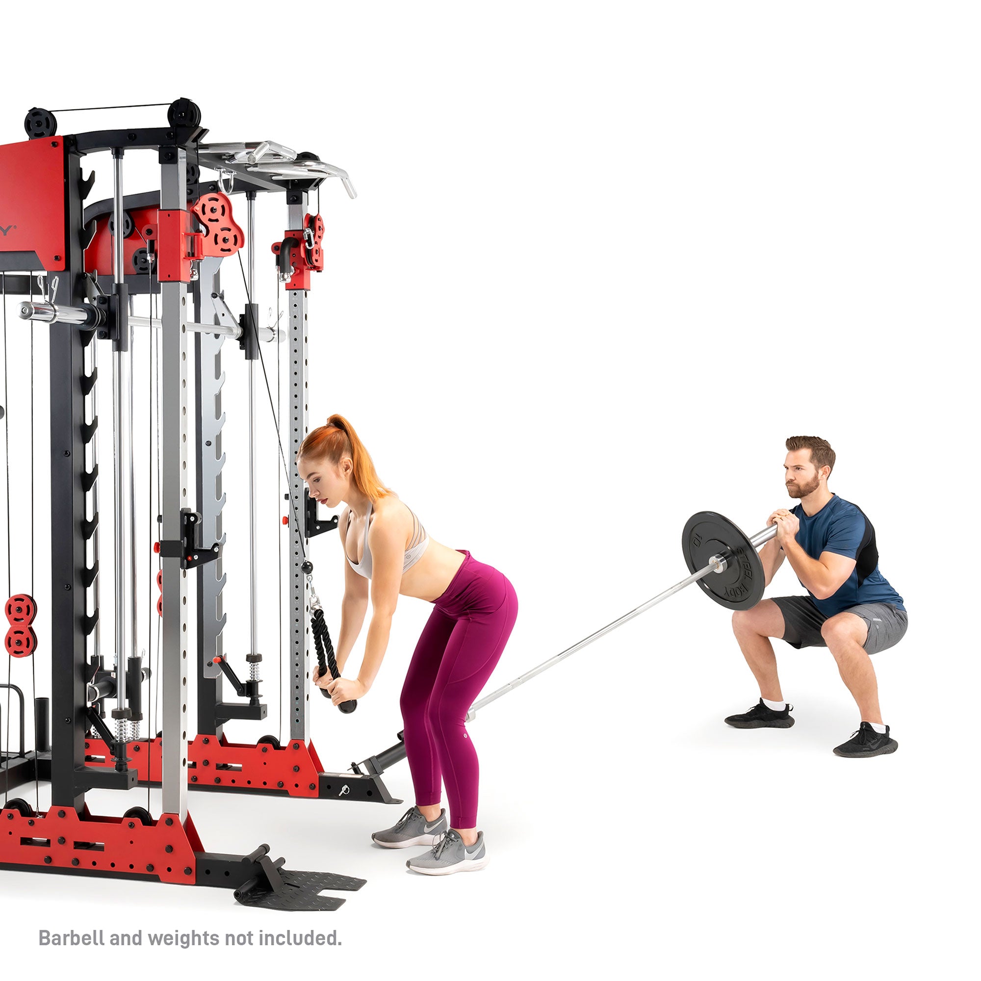 Marcy SM 7553 Deluxe Smith & Squat System - Home Gym Equipment for Strength Training & Weight Lifting - Perfect for Home Workouts & Fitness Enthusiasts