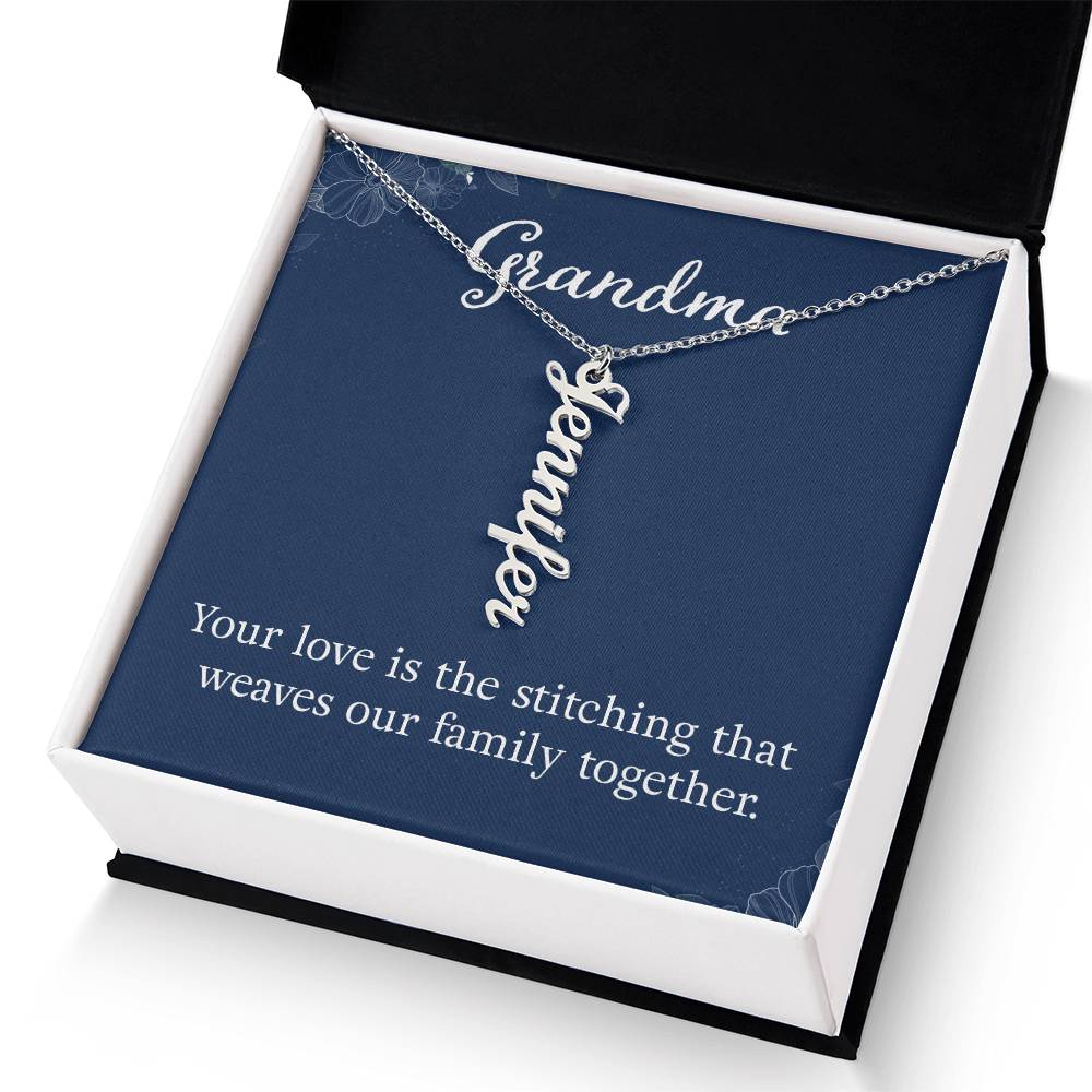 Personalized Grandkids Name Necklace - Custom Engraved Grandma Gift for Birthday, Mother's Day & Anniversary - Perfect for Family Keepsakes & Special Occasions
