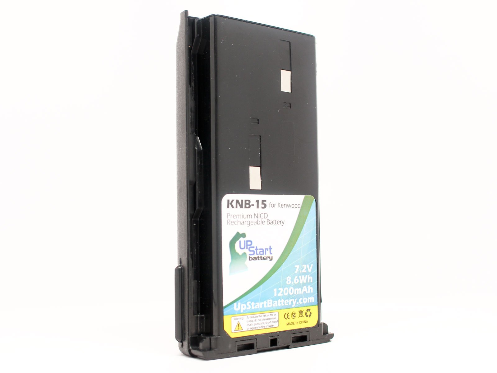 Kenwood TK-270G Replacement Battery & Charger Kit - 1200mAh 7.2V Ni-CD Compatible with KNB-14 & KNB-15 Two-Way Radios - Perfect for Business, Security & Outdoor Communication