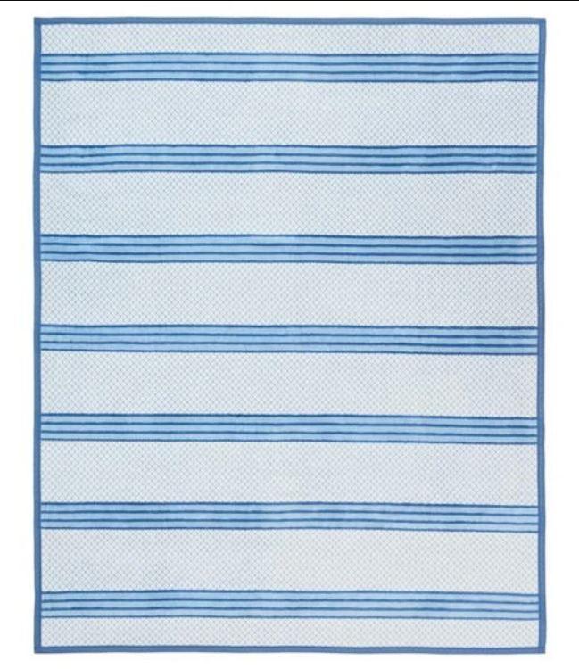 ChappyWrap Captain's Classic Light Blue Fleece Blanket - Ultra Soft & Warm Throw for Adults - Perfect for Couch, Bed, Sofa & Travel - Cozy Home Decor Gift
