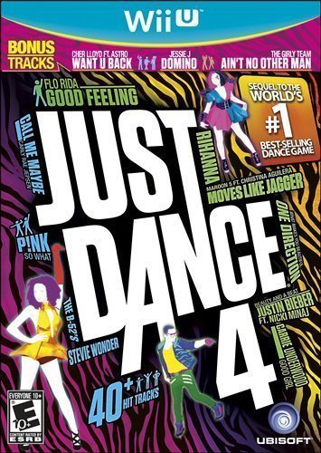 Portable Just Dance 4 Game for Nintendo Wii U - Fun Dance Party Video Game for Family & Friends | Perfect for Parties, Workouts & Family Game Nights