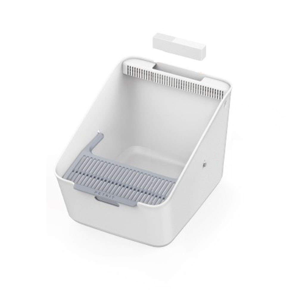 Smart Net Taste Cat Litter Box - Semi-Enclosed Anti-Splash Design for Odor Control | Perfect for Small Spaces & Multi-Cat Homes | Pet Supplies & Toilet Accessories
