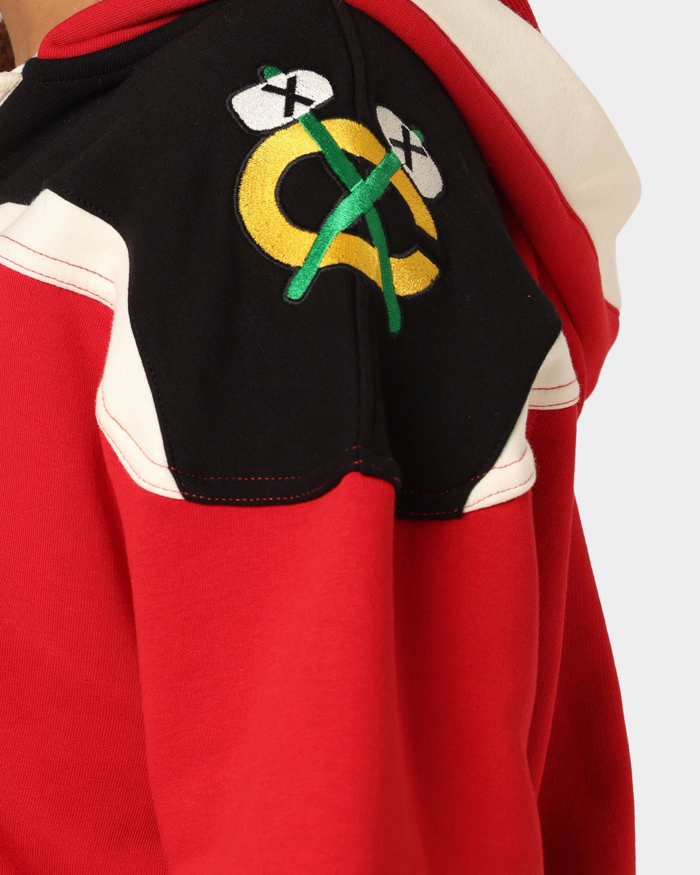 47 Brand Chicago Blackhawks Superior Lacer Hoodie - Red NHL Hockey Pullover Sweatshirt for Men & Women - Perfect for Game Day & Casual Wear